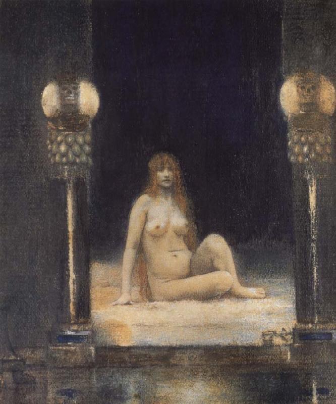 Fernand Khnopff Of Animality China oil painting art